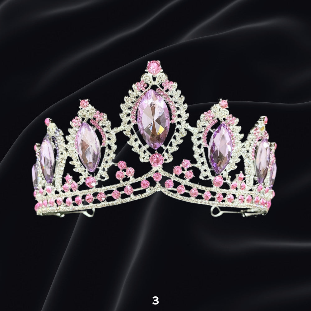 Bridal Headdress Rhinestone Fashion Show Crown Diamond Alloy Party Princess Dress American Tunang Crown Wedding
