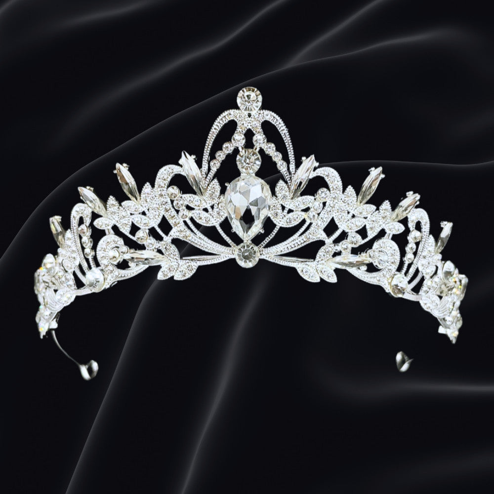 Bridal Headdress Rhinestone Fashion Show Crown Diamond Alloy Party Princess Dress American Tunang Crown Wedding