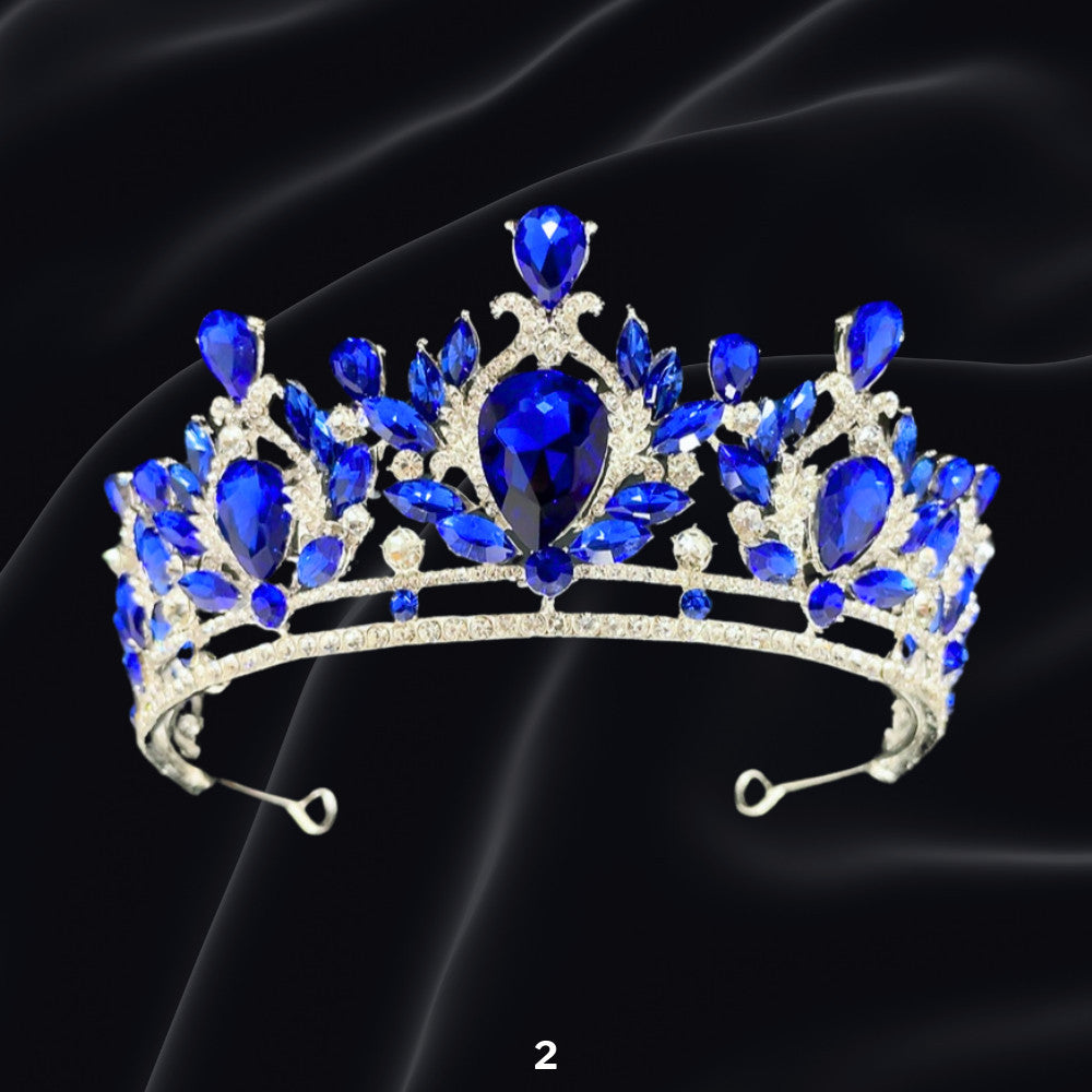 Bridal Headdress Rhinestone Fashion Show Crown Diamond Alloy Party Princess Dress American Tunang Crown Wedding