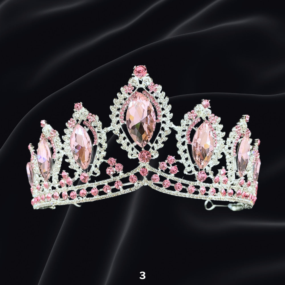 Bridal Headdress Rhinestone Fashion Show Crown Diamond Alloy Party Princess Dress American Tunang Crown Wedding