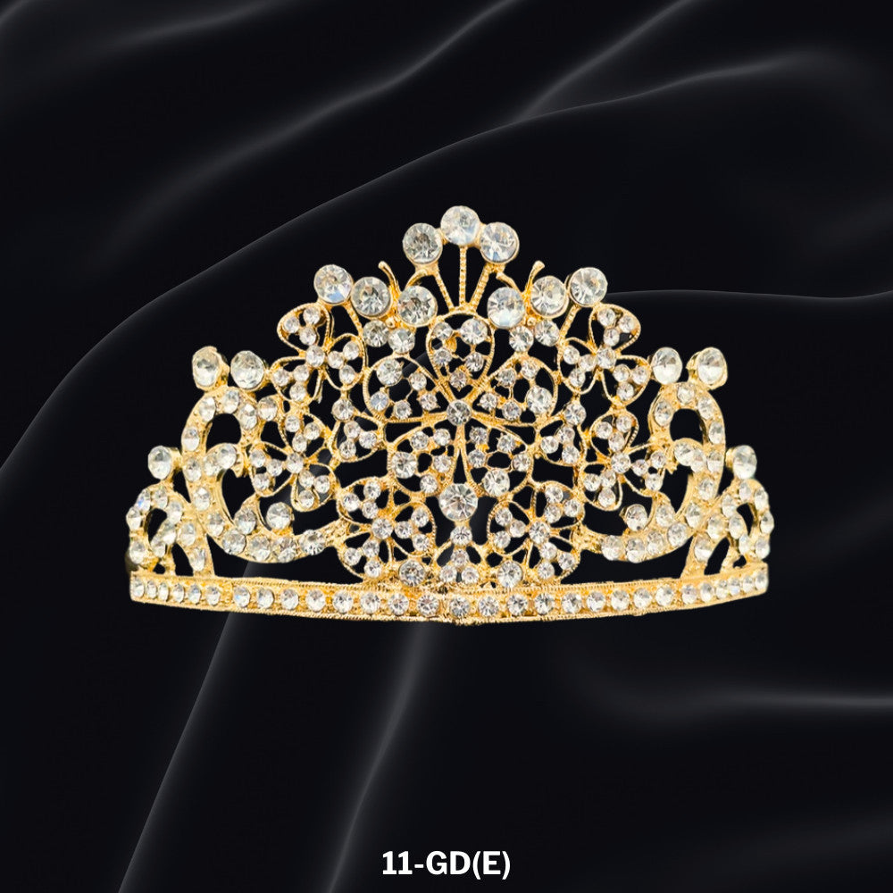 Bridal Headdress Rhinestone Fashion Show Crown Diamond Alloy Party Princess Dress American Tunang Crown Wedding