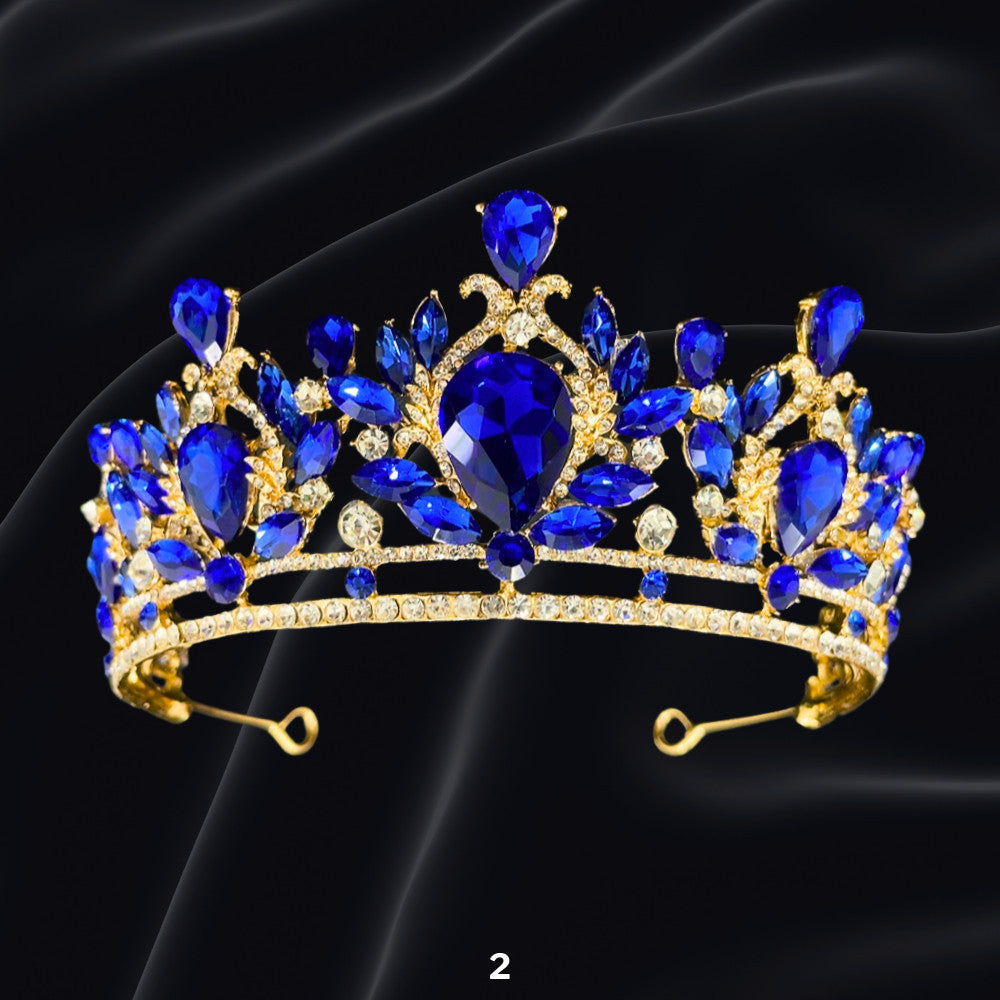 Bridal Headdress Rhinestone Fashion Show Crown Diamond Alloy Party Princess Dress American Tunang Crown Wedding