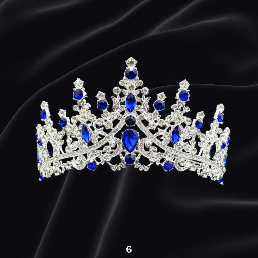 Bridal Headdress Rhinestone Fashion Show Crown Diamond Alloy Party Princess Dress American Tunang Crown Wedding