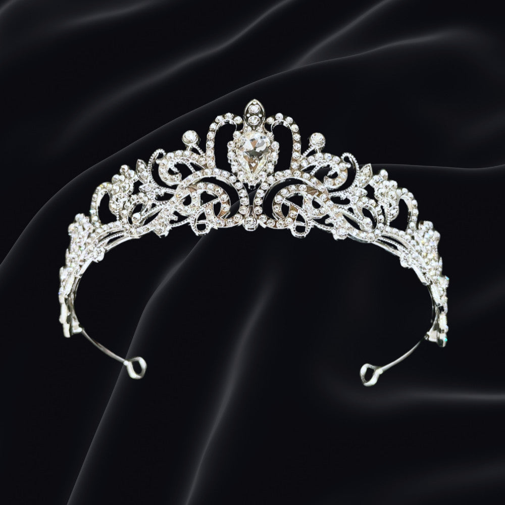 Bridal Headdress Rhinestone Fashion Show Crown Diamond Alloy Party Princess Dress American Tunang Crown Wedding