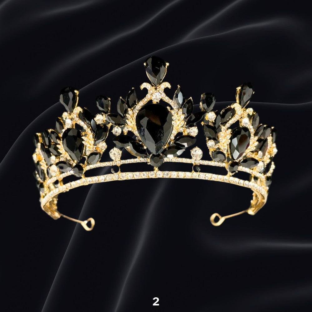 Bridal Headdress Rhinestone Fashion Show Crown Diamond Alloy Party Princess Dress American Tunang Crown Wedding