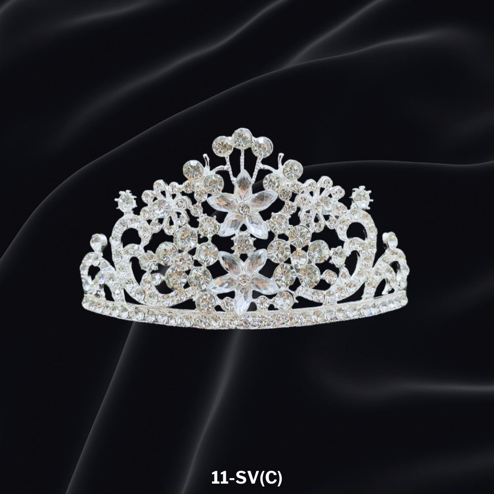Bridal Headdress Rhinestone Fashion Show Crown Diamond Alloy Party Princess Dress American Tunang Crown Wedding