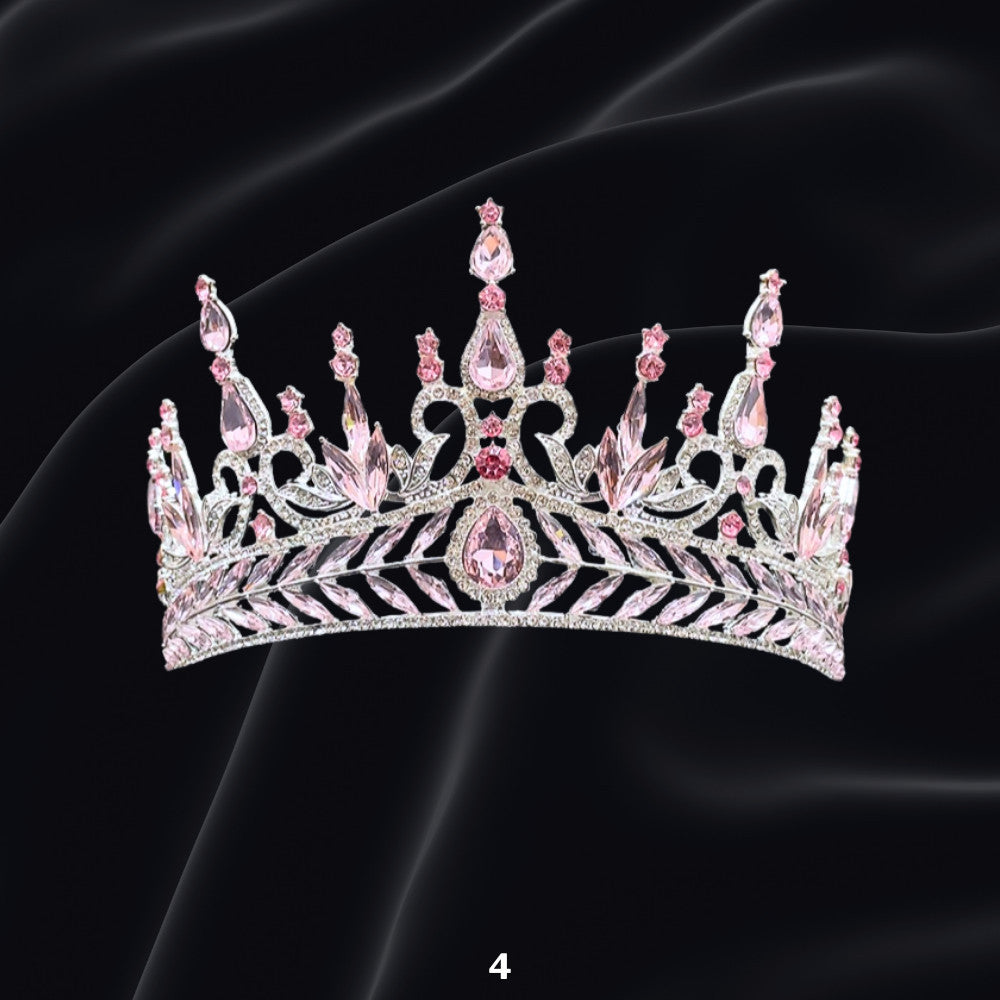 Bridal Headdress Rhinestone Fashion Show Crown Diamond Alloy Party Princess Dress American Tunang Crown Wedding