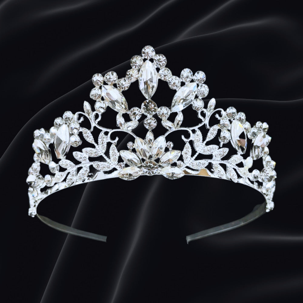Bridal Headdress Rhinestone Fashion Show Crown Diamond Alloy Party Princess Dress American Tunang Crown Wedding