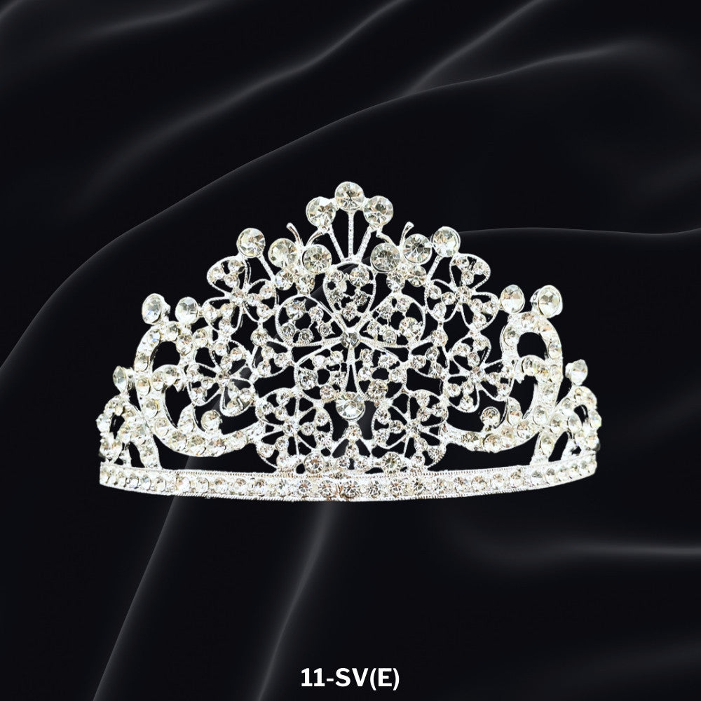 Bridal Headdress Rhinestone Fashion Show Crown Diamond Alloy Party Princess Dress American Tunang Crown Wedding