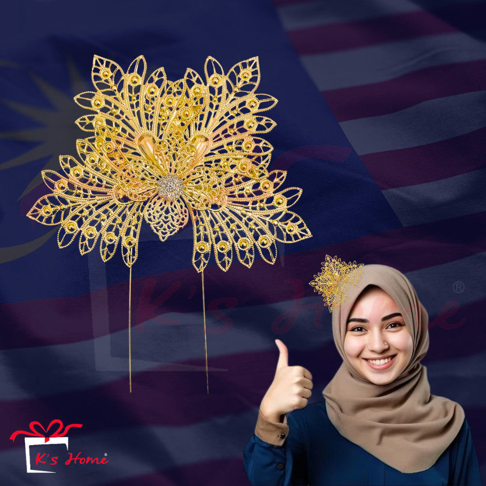 K’s Home Sanggul Cucuk Majlis Merdeka Solder Stronger Box Packing