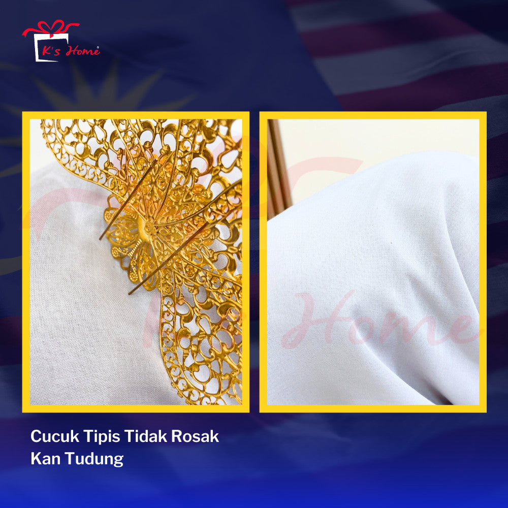 K’s Home Sanggul Cucuk Majlis Merdeka Solder Stronger Box Packing