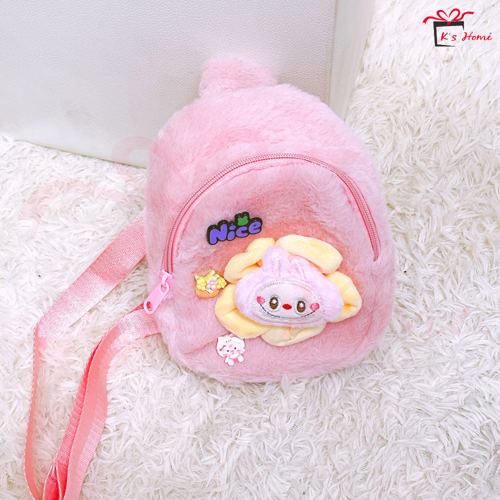 Capybara Plush Chest Bag | Adjustable Strap | Soft & Cute | Bag Kanak-Kanak MY Ready Stock